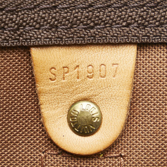 LOUIS VUITTON Brown Monogram Leather Keepall 60 Boston Bag - Picture 12 of 13